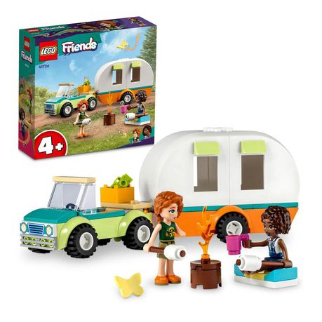 LEGO® Friends Holiday Camping Trip 41726 Building Toy Cars (87 Pieces)