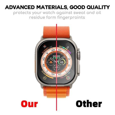 TechByte Tempered Glass Screen Protector for Apple Watch Ultra - 49mm