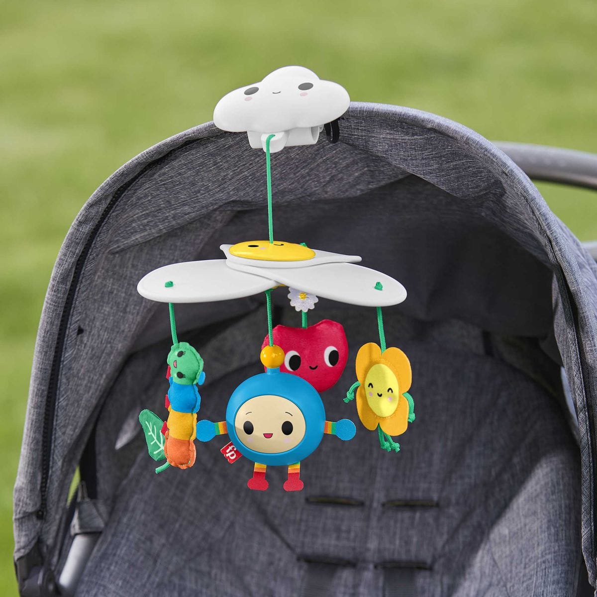Fisher-Price Happy World Flowering Fun Stroller Toy