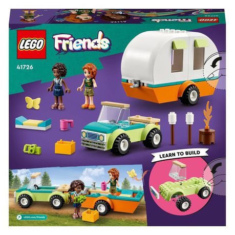 LEGO® Friends Holiday Camping Trip 41726 Building Toy Cars (87 Pieces)