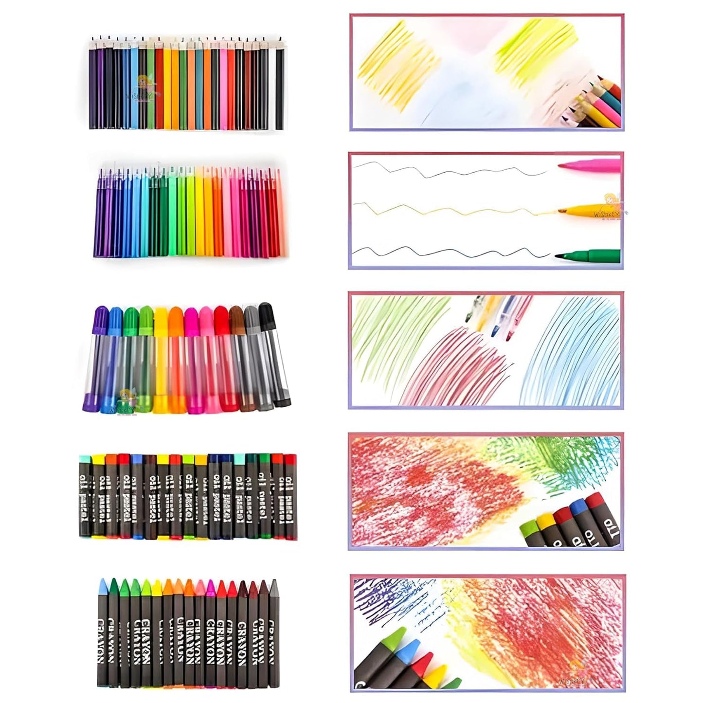 150 Pieces Art Set for Kids with Case