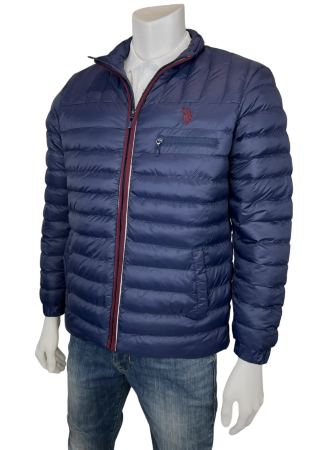 US Polo Association Men's Panelled Puffer Jacket