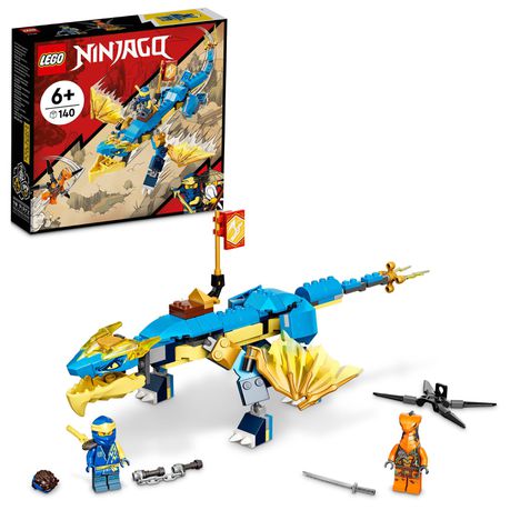 LEGO® NINJAGO® Jay’s Thunder Dragon EVO 71760 Building Toy Set - 140 Pieces