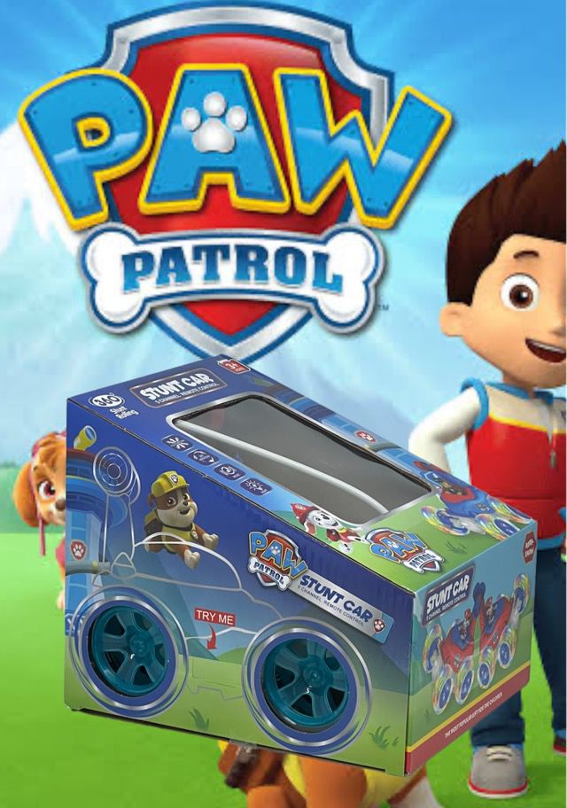 Paw Patrol RC Rechargeable 360 Degree Twisting Stunt Car-Lights & Music