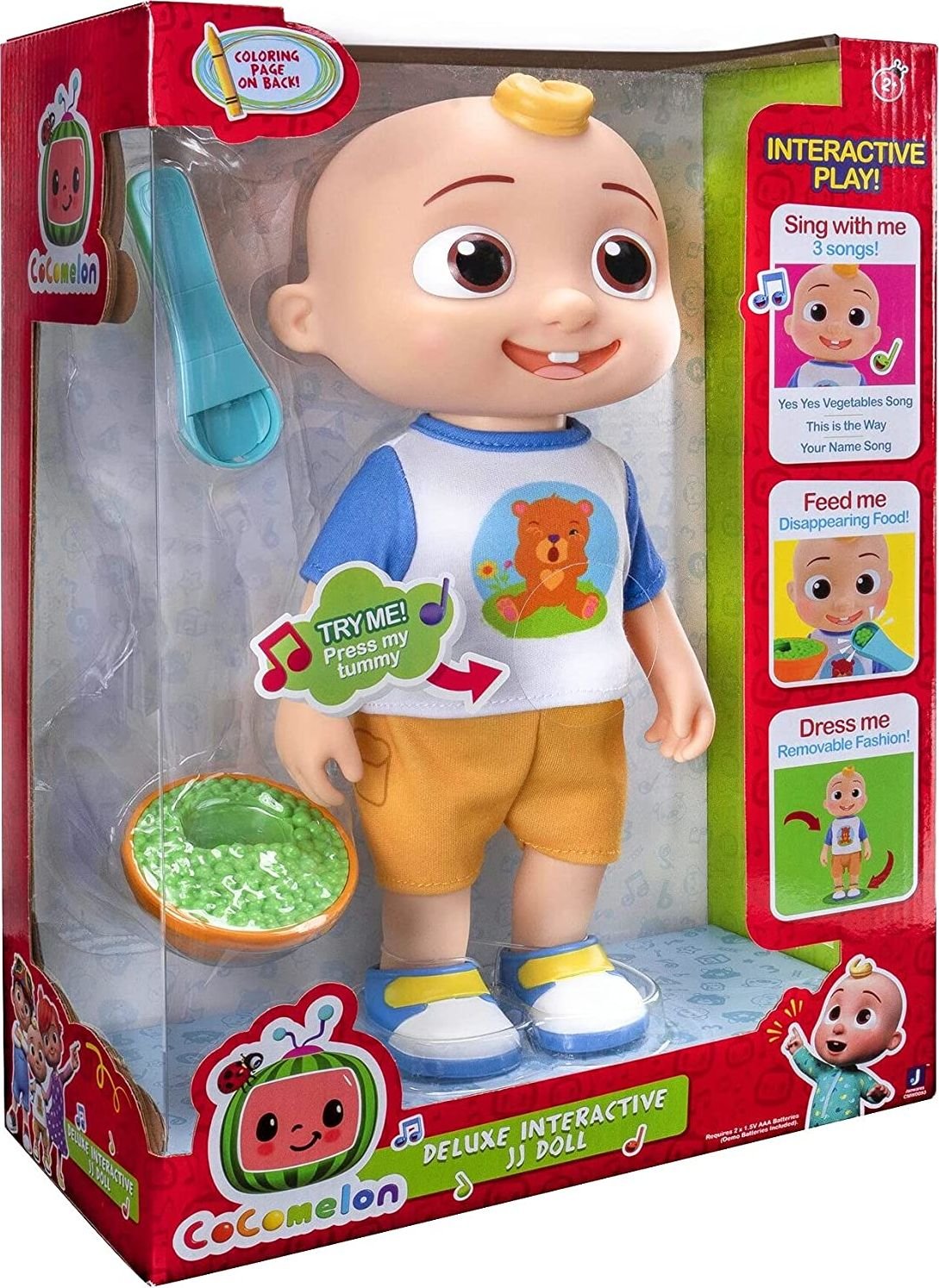Cocomelon Deluxe Interactive JJ Doll
