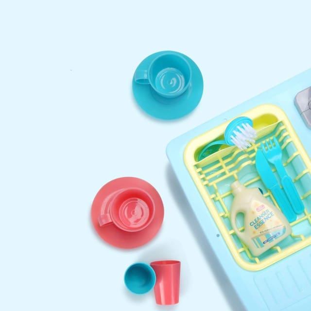 Kids Kitchen Sink Wash-up set - Blue