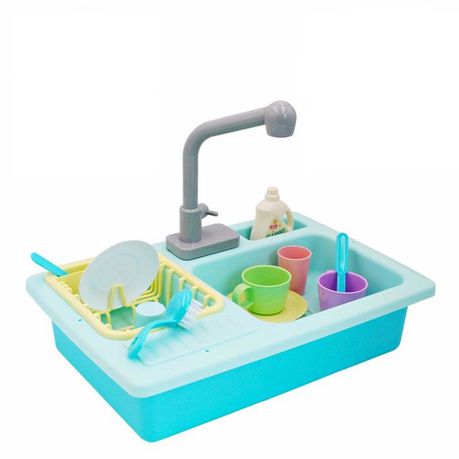 Kids Kitchen Sink Wash-up set - Blue