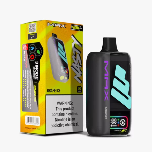 NASTY MAX ULTRA 40K PUFFS- GRAPE ICE