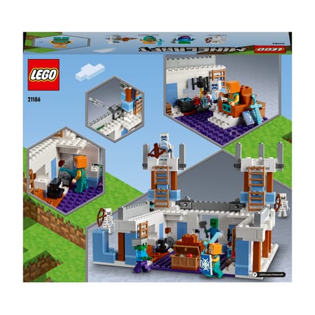 LEGO® Minecraft® The Ice Castle 21186 Building Kit (499 Pieces)