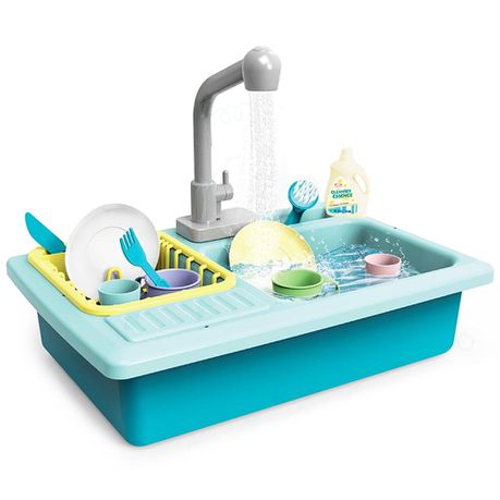 Kids Kitchen Sink Wash-up set - Blue