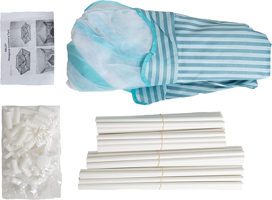 Princess Castle Portable Play Tent with Net for Kids Boys & Girls