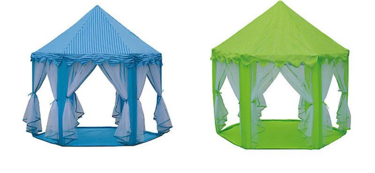 Princess Castle Portable Play Tent with Net for Kids Boys & Girls