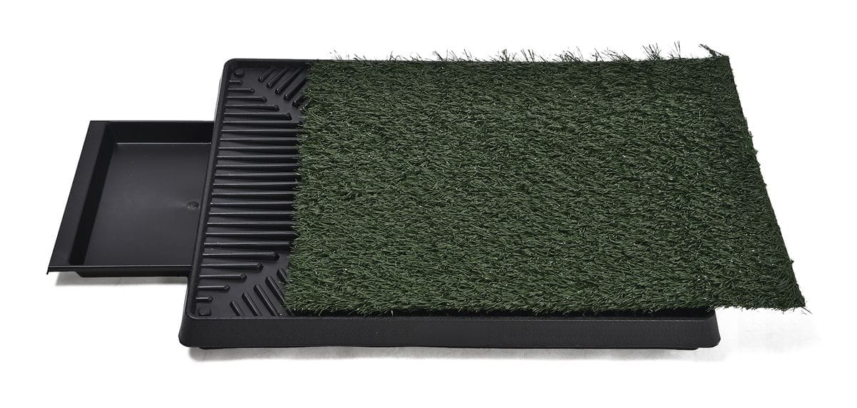 Zabava 3 Tier Pet Puppy Dog Training Artificial Grass Potty Patch Tray