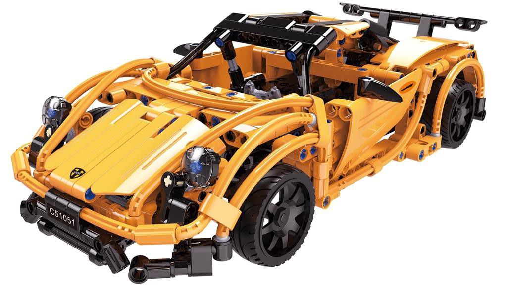 CaDA Technic Remote Control Sportscar - Porsche - 421-Piece - 30cm Long Cada