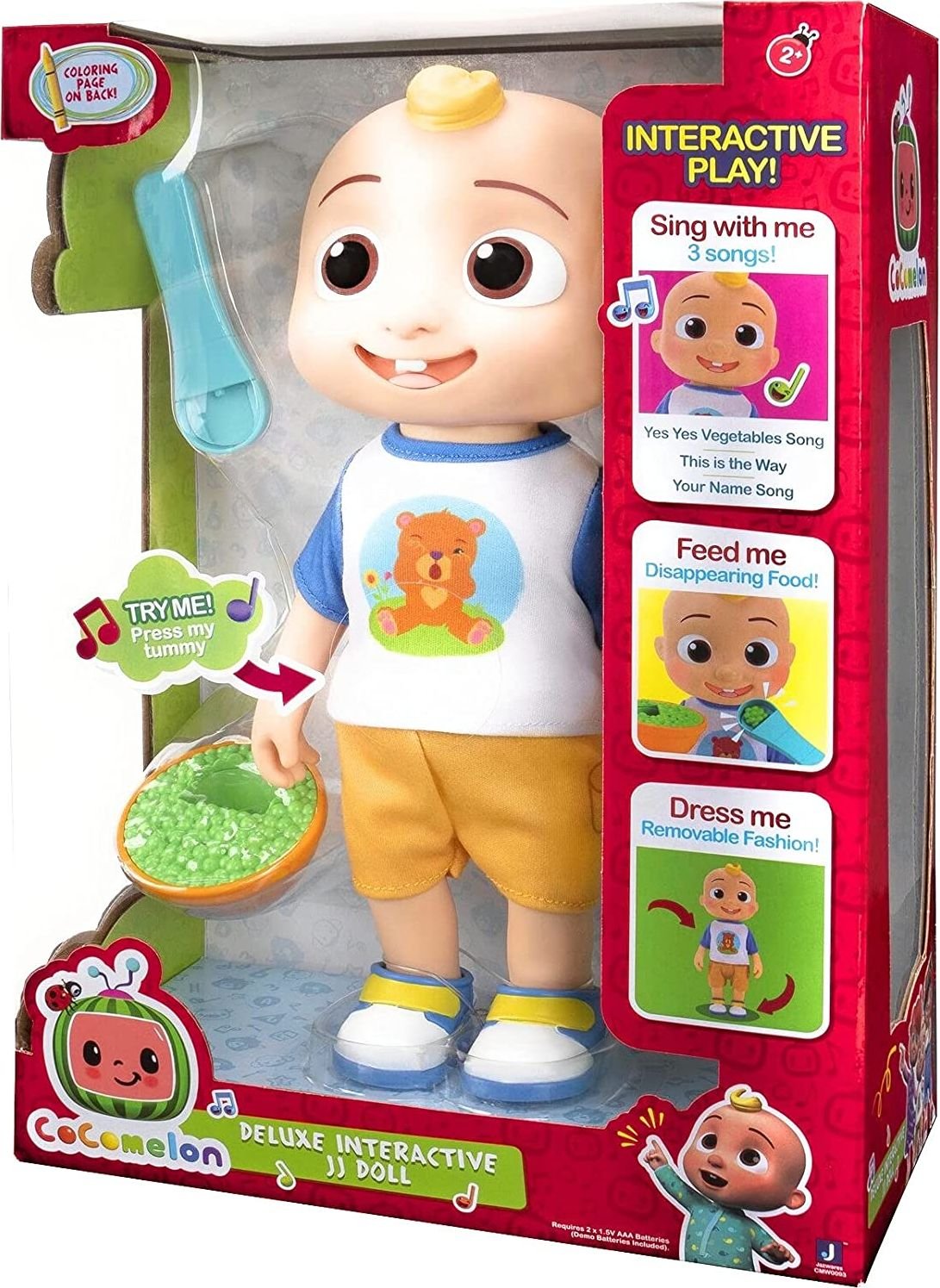Cocomelon Deluxe Interactive JJ Doll